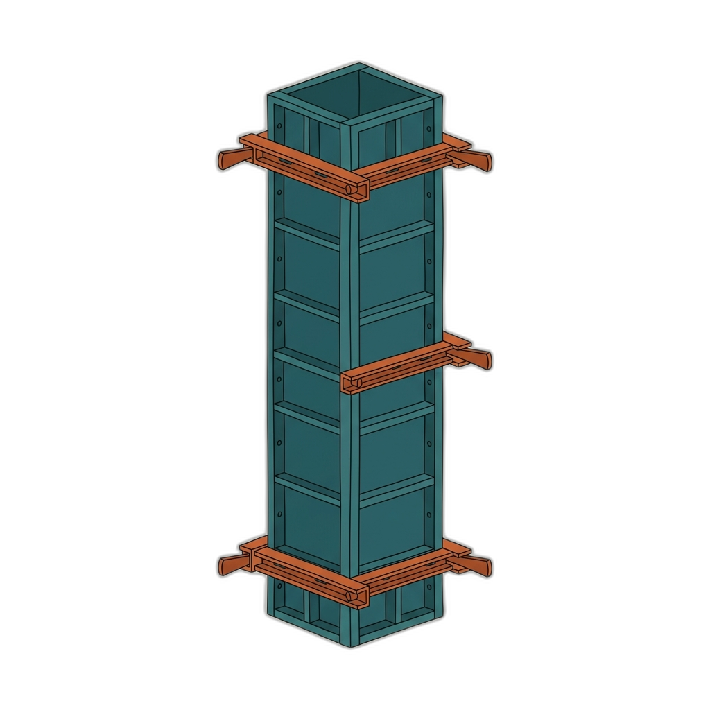 Column Formwork Box and Clamps